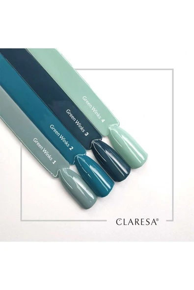 Claresa Kalıcı Oje Green Winks 1 Gri Yeşil 5g - 6