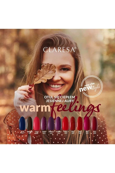 Claresa Kalıcı Oje Puprle Yoğun Mor 621 5gr - Resim 2