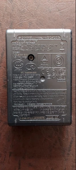 Sony Fg1 Şarj Cihazı Np-bg1 Bc-csgb 2.EL KULLANILMIŞ - Resim 2