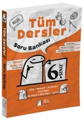 EĞİTİM DEPOSU YAYINLARI 6. SINIF TÜM DERSLER SORU BANKASI  MAARİF MODELİ'NE GÖRE HAZIRLANMIŞTIR. ürün görseli