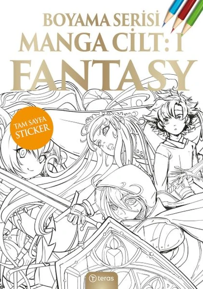 Manga Boyama Cilt I Fantasy ürün görseli