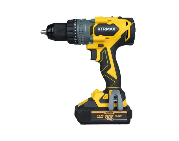 RTRMAX KÖMÜRSÜZ AKÜLÜ DARBELİ MATKAP 150 NM 2*4 AH PLUS AKÜ X-LİON ürün görseli 1