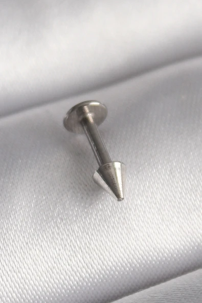 Litae Trend BFS 316L Çelik Gümüş Renk Çivi Model Piercing - 1