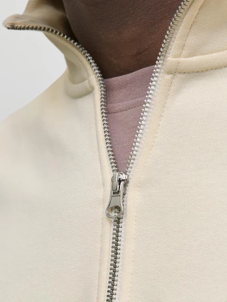 JORNORREBRO EMB SWEAT HIGH NECK NOOS Antique White Antique White XL - Resim 4