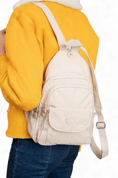 Body Bag Göğüs Çantası Klinkır Kumaş Çok Cepli Bady Bag Sırt Çantası Hafif Yağmur İtici 30*20 Cm - Resim 4