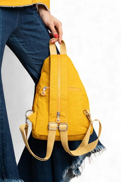 Body Bag Göğüs Çantası Klinkır Kumaş Çok Cepli Bady Bag Sırt Çantası Hafif Yağmur İtici 30*20 Cm - Resim 11