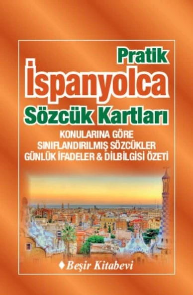 Beşir Pratik İspanyolca Sözcük Kartları ürün görseli