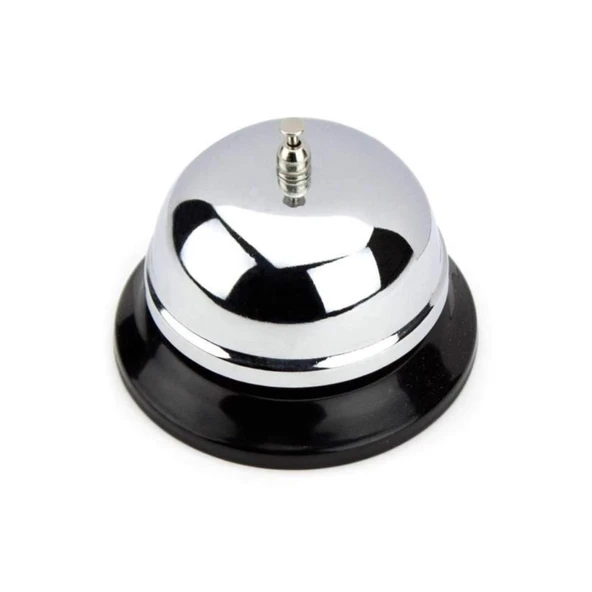 Buffer® Masaüstü Dekoratif Otel Resepsiyon Görevli Çağırma Zili Çanı - 7