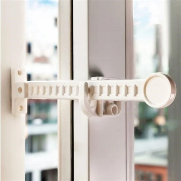 Buffer® Bebek Çocuk Evcil Hayvan Güvenlik Ayarlanabilir Koruyucu Pencere Havalandırma Kilidi
