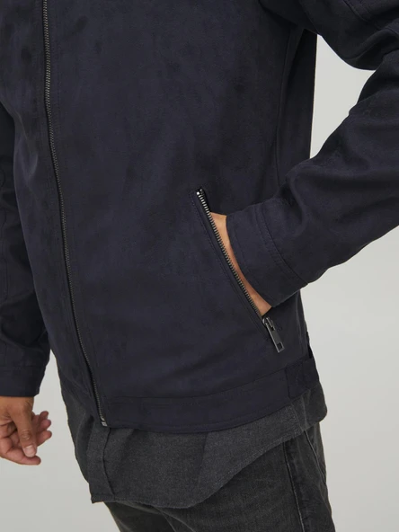 JJEROCKY JACKET NOOS Jet Black Jet Black L - Resim 6