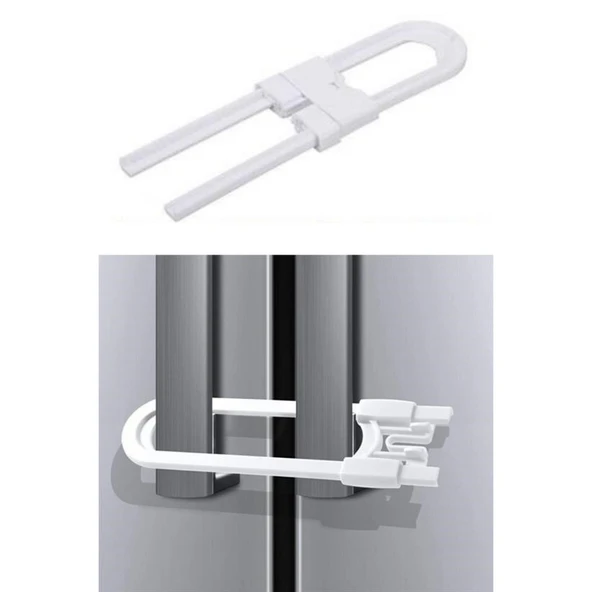 Buffer® Bebek Çocuk Çekmece Ve Dolap Koruma Raylı Güvenlik Sistemi Emniyet Kilidi - 8