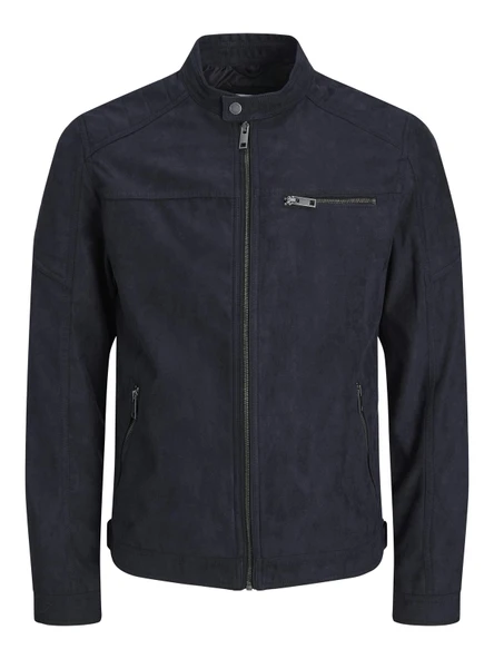JJEROCKY JACKET NOOS Jet Black Jet Black L - Resim 2