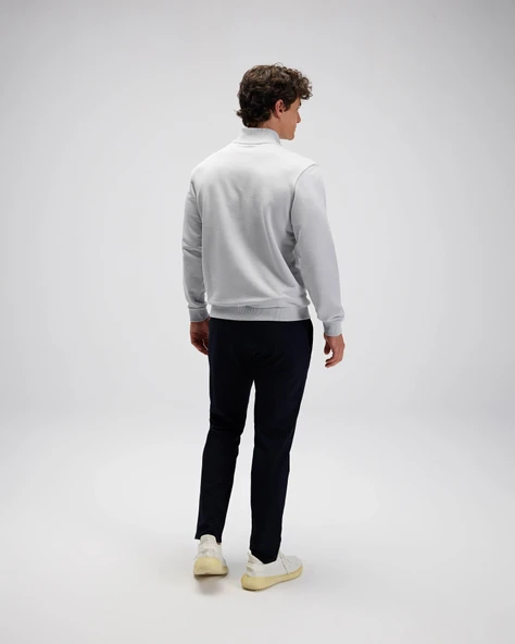 Ellesse Erkek Sweatshirt EM580-GI Grey Grey XXL - Resim 2