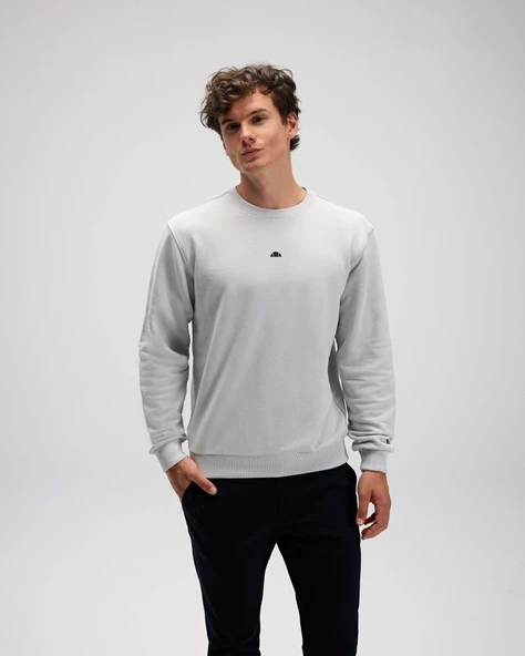 Ellesse Erkek Sweatshirt EM556-GI Grey Grey L ürün görseli 1