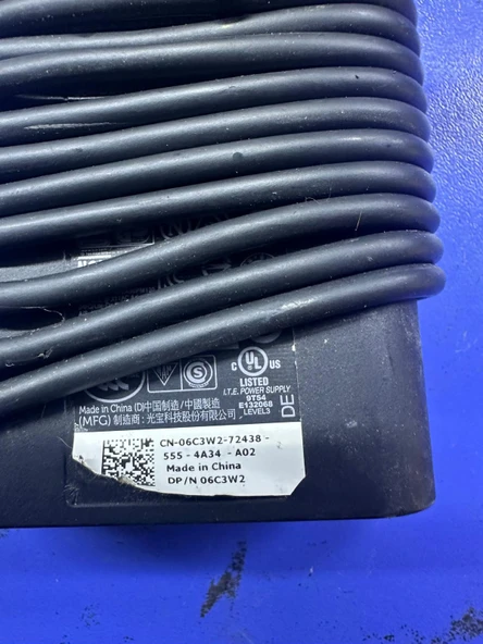 DELL 19.5 Volt 4.62 Amper 90W 7.4 5.0 Uçlu Orijinal Notebook Adaptör 06C3W2 6C3W2 2.EL KULLANILMIŞ ürün görseli 1