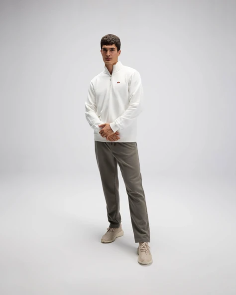 Ellesse Erkek Sweatshirt EM580-OF Off White Off White XXL - Resim 6