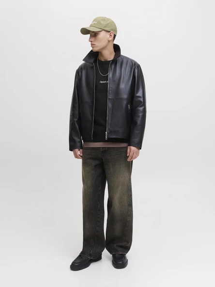 JORNORREBRO EMB SWEAT CREW NOOS Black Black L - Resim 4