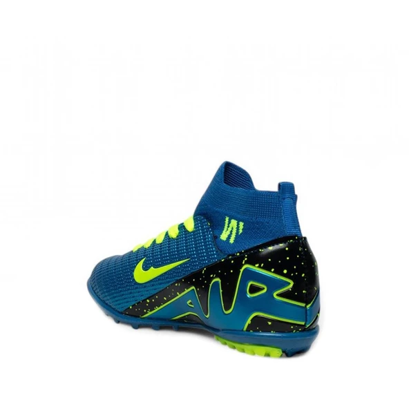 Çocuk Halı Saha Ayakkabısı Mavi Neon Sarısı - 3