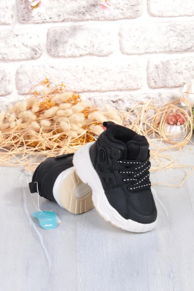 Vicco 946.F25K.449 Milas Siyah Rahat Hafif Çocuk Bot - Resim 5