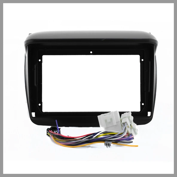 MITSUBISHI L200 2007-2014 UYUMLU 9 INC SİYAH  ANDROID MULTİMEDYA ÇERÇEVESİ-SOKET ürün görseli 1