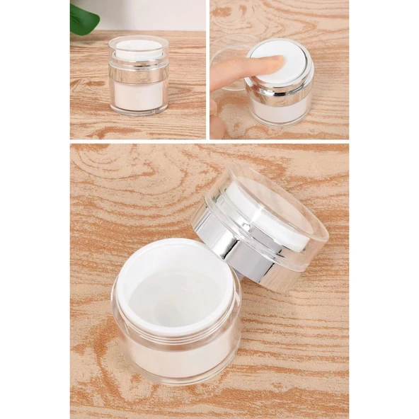 Buffer® Hava Pompalı Doldurulabilir Vakumlu Krem,fondoten Sıvı Kozmetik Ürün Şişesi - 16