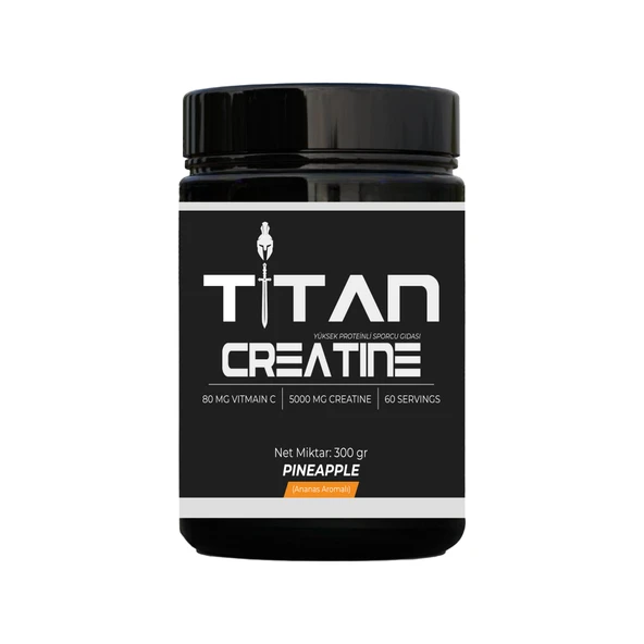 Titan Premium Creatine 300 Gr Monohyrate Mikronized-Ananas-Aroma