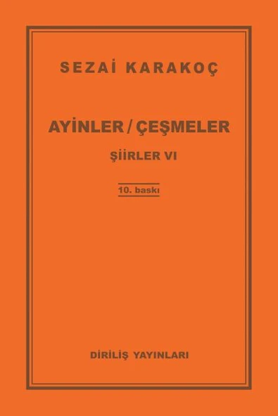 Şiirler 6 - Ayinler Çeşmeler ürün görseli