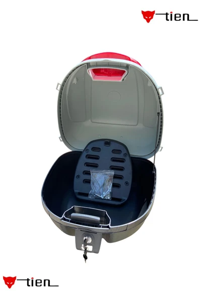 Tien 35 Litre Renkli Nardo Gri Motosiklet Çantası (SIRT DAYAMA PEDİ DAHİL) - 3