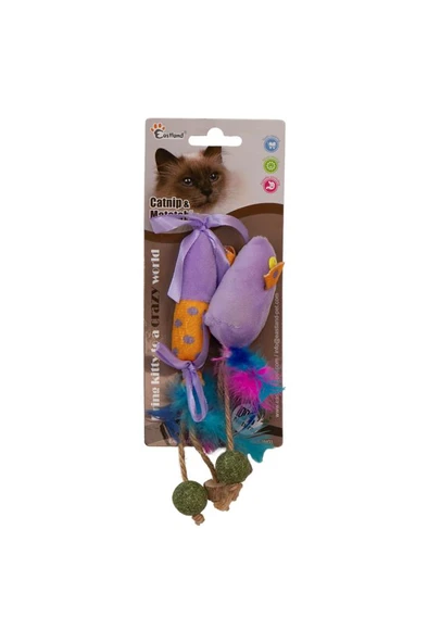 Eastland Matatabi Ve Catnipli Peluş Fare Ve Şekerl ürün görseli 1
