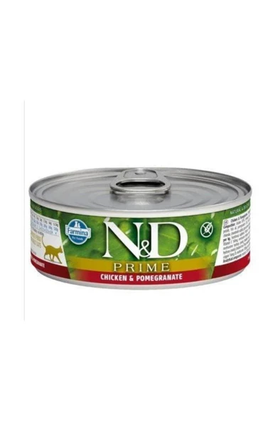 N&D Tahılsız Tavuk & Nar Kitten Kedi Konservesi 80 gr ürün görseli