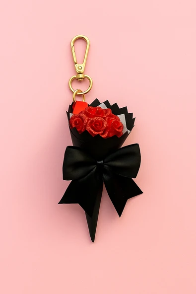 Mini solmayan buket anahtarlık