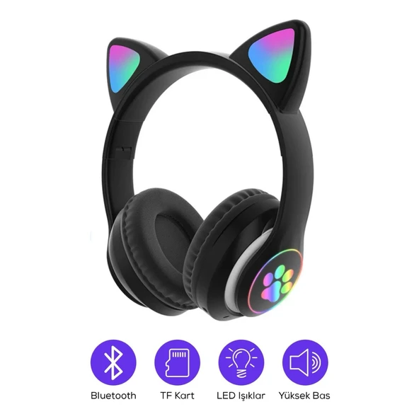 Kedi Figurlu Kulaklık - 4