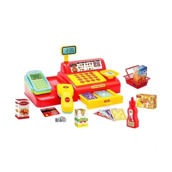 Litae Trend BFS Nessiworld 578-BP SHOP- JOY YAZAR KASA ALIŞVERİŞ SETİ - Resim 3