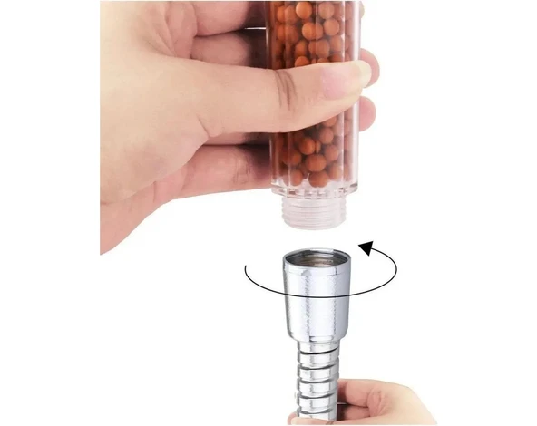 Filtreli Arıtmalı Su Tasarrufu Sağlayan Ekonomik Duş Başlığı - Resim 2