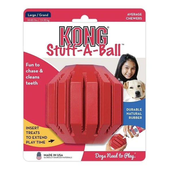 KONG Stuff-A-Ball Çok Amaçlı Köpek Oyuncağı L - 1