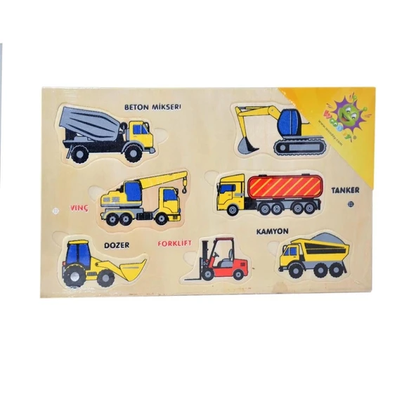 Litae Trend BFS Nessiworld 109 Woodoy Yapboz İş Makineleri - 2