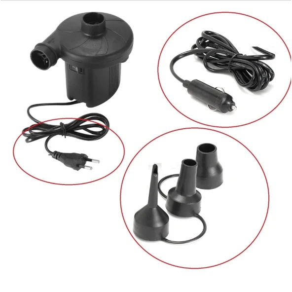 Yatak Şişirme Havuz Şişirme Boşaltma Hava Pompası