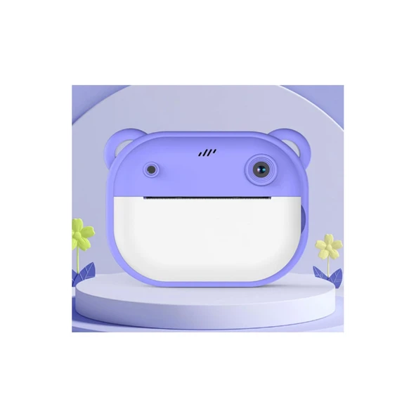 Dijital Video Kayıt Fotoğraf Çocuk Kamerası Anlık Termal Resim Kağıt Baskılı - 4