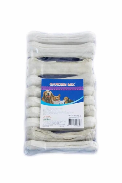 Petgarden Sütlü Deri Kemik 16 Cm 90-100 Gr 10 Adet 8697421498657 ürün görseli 1