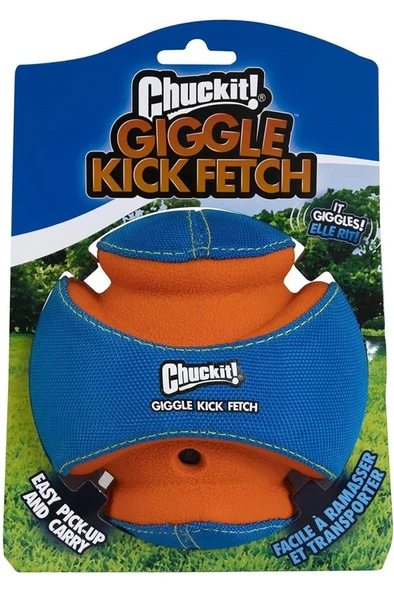 Chuckit ! Giggle Kick Fetch Sesli Dayanıklı Köpek Oyun Topu - Resim 2