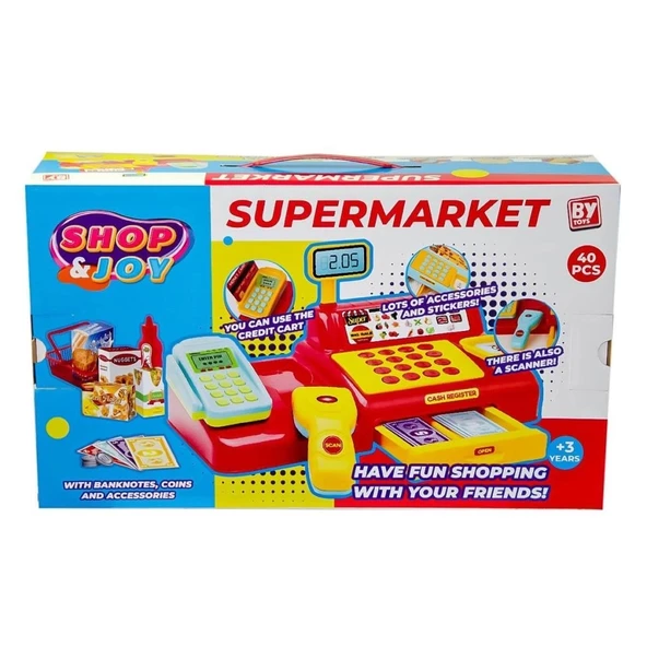 Litae Trend BFS Nessiworld 578-BP SHOP- JOY YAZAR KASA ALIŞVERİŞ SETİ ürün görseli