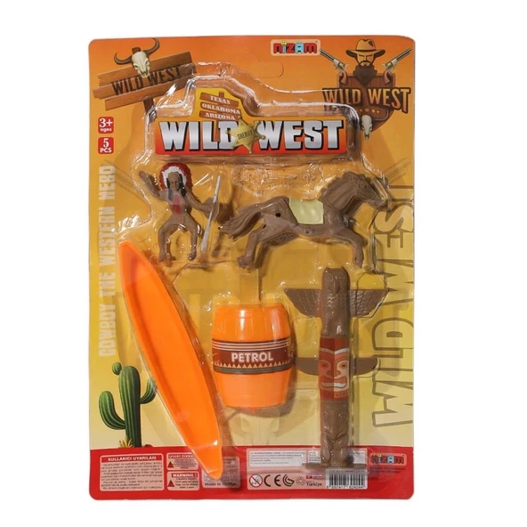 Litae Trend BFS   NZM-424 Küçük Vahşi Batı Oyun Seti - Resim 2