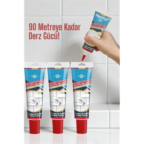 Modacar Beyaz Derz Dolgu Macunu Fayans Arası Temizlik ve Yenileme Çözümü 90 Metre ürün görseli 1