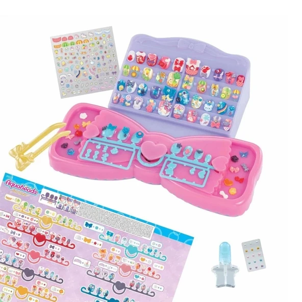 Litae Trend BFS   35027 AquaBeads Tasarla ve Sergile Tırnak Atölyesi +4 yaş - Resim 3