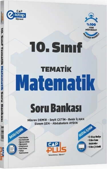 10. Sınıf Matematik Tematik Soru Bankası Çap Yayınları ürün görseli 1