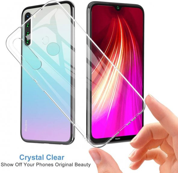 Xiaomi Redmi Note 8T İnce Esnek Şeffaf Sararmaz Kılıf - 5