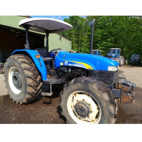 New Holland TD 75-85-90-100 Serisi Traktör Kılıfı Branda-2011 ve Öncesi - Resim 4
