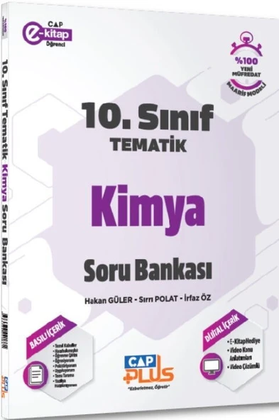 10. Sınıf Kimya Tematik Soru Bankası Çap Yayınları ürün görseli 1