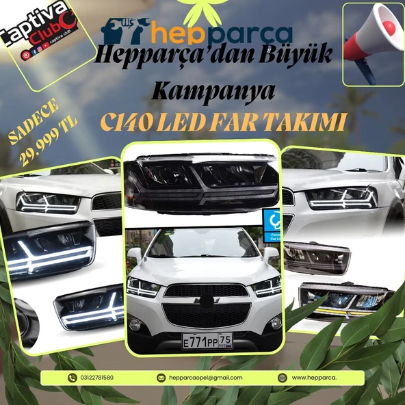 C140 Volvo Tip Led Far Takımı ürün görseli