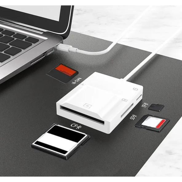 Zr780 Nk-3057h Type-c 3.0 4 İn 1 Card Reader